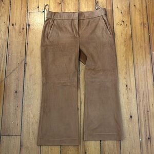 Jcrew Faux suade cropped pant